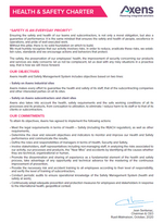 Safety Charter